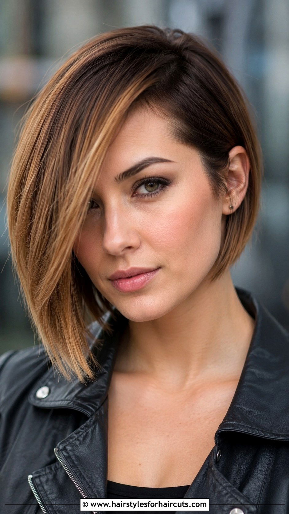 Asymmetric Bob - 25 short hairstyles for asian hair - 25 short hairstyles for asian hair