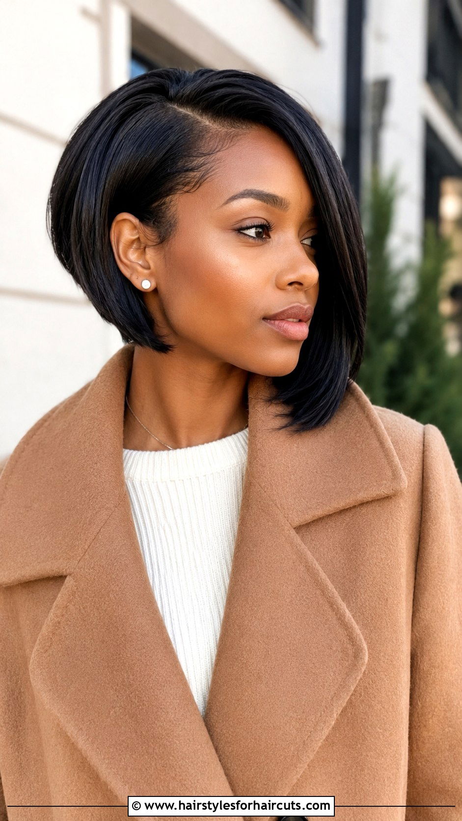 Asymmetric Bob Natural Hair - 25 black hairstyles for growing out short hair - 25 black hairstyles for growing out short hair