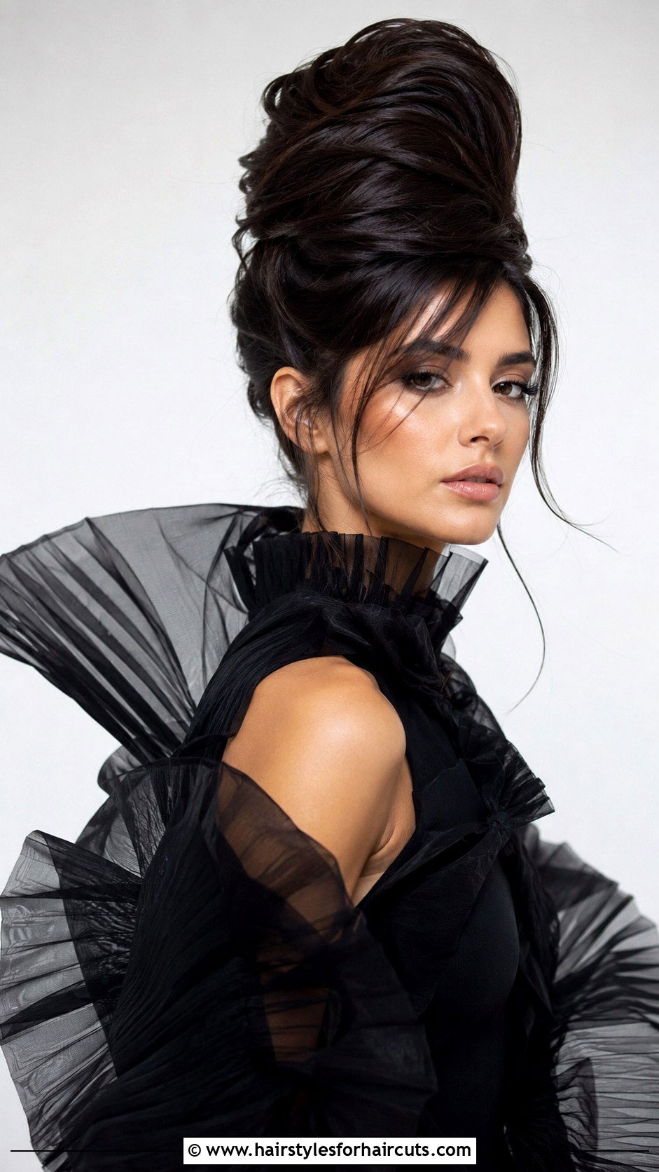 Asymmetrical Beehive Updo - 25 bee hive hairstyles - 25 bee hive hairstyles