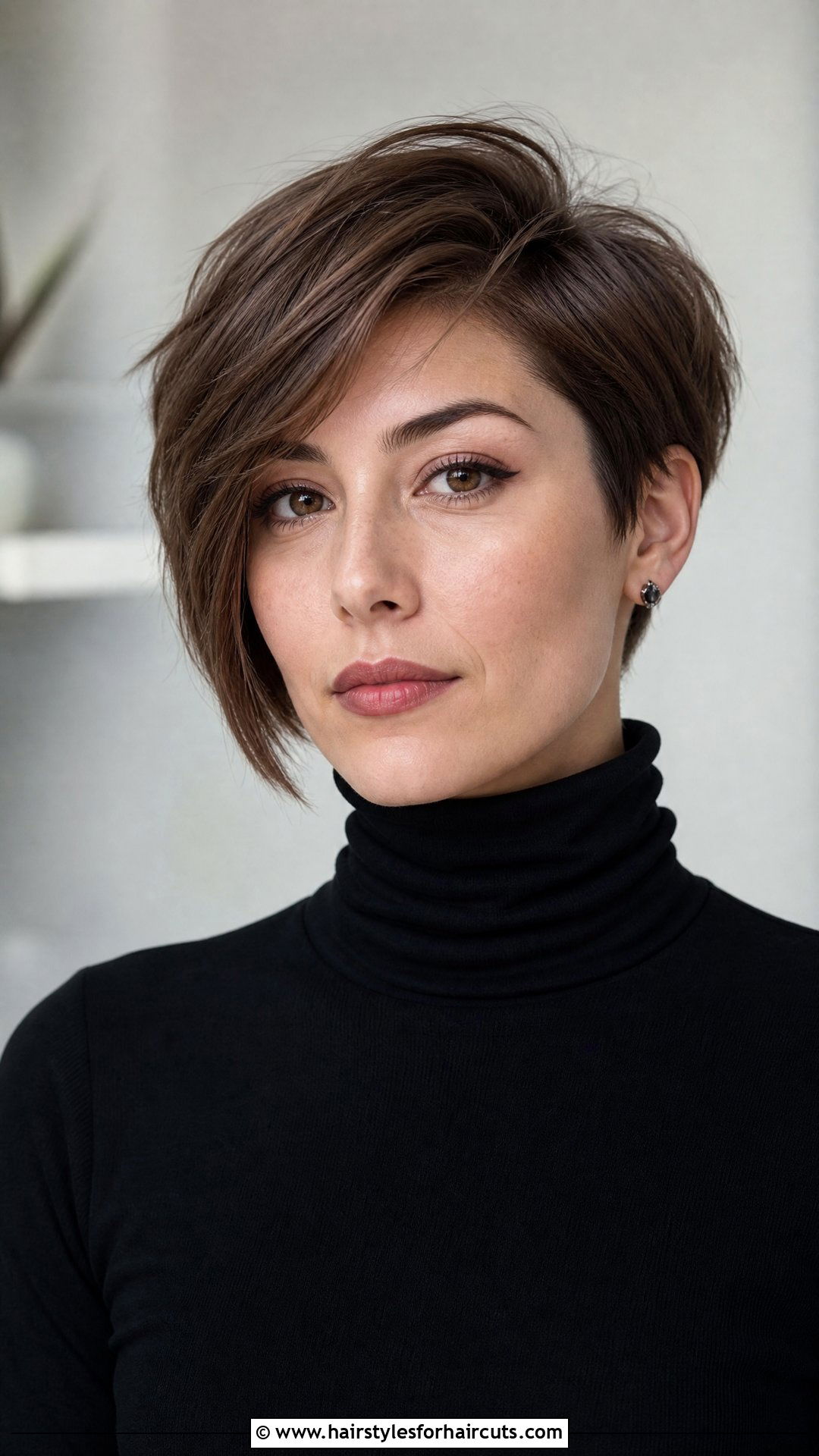 Asymmetrical Bixie Haircut - 25 bixie haircuts for curly hair - 25 bixie haircuts for curly hair