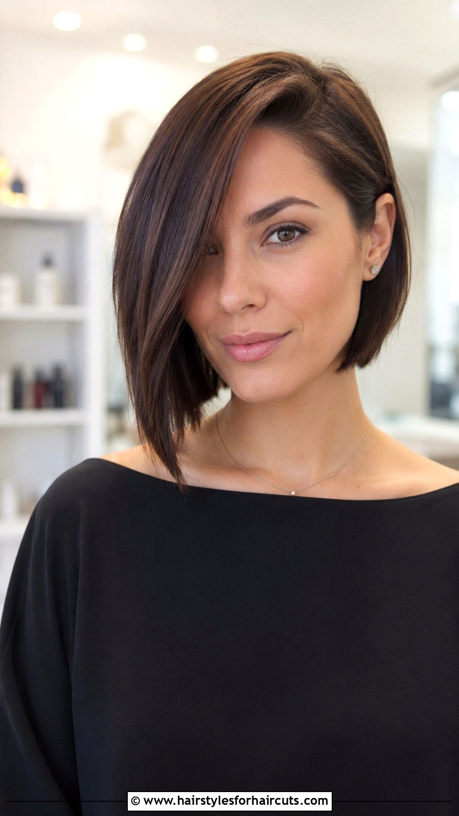 Asymmetrical Bob - 25 haircuts for oblong faces - 25 haircuts for oblong faces