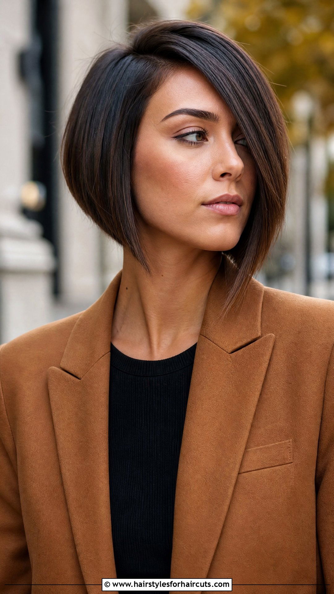 Asymmetrical Bob - 25 haircuts for medium straight hair - 25 haircuts for medium straight hair