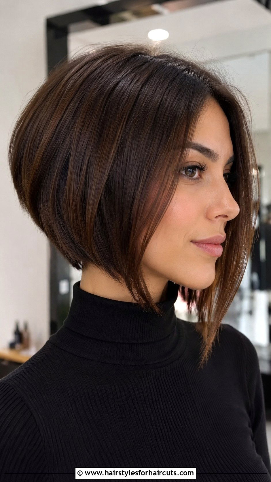 Asymmetrical Bob - 25 haircuts for straight flat hair - 25 haircuts for straight flat hair