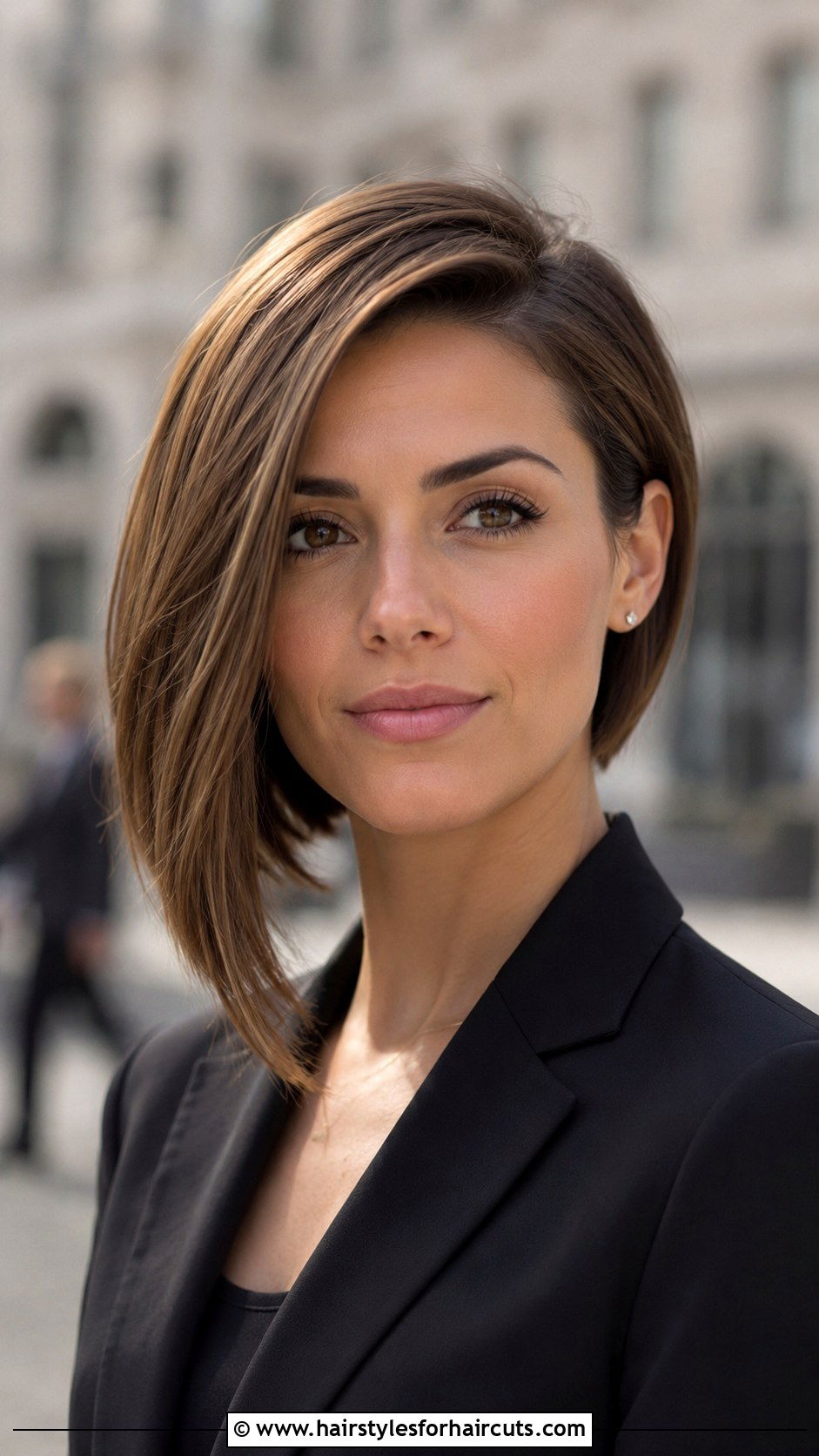 Asymmetrical Bob - 25 haircuts for thick short hair - 25 haircuts for thick short hair