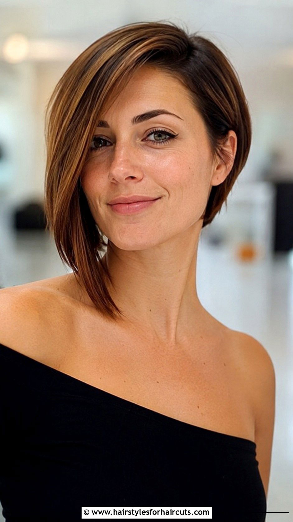 Asymmetrical Bob - 25 haircuts poster - 25 haircuts poster