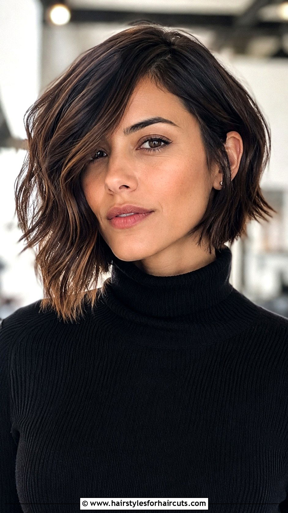 Asymmetrical Bob - 25 hairstyles for wavy fine hair - 25 hairstyles for wavy fine hair