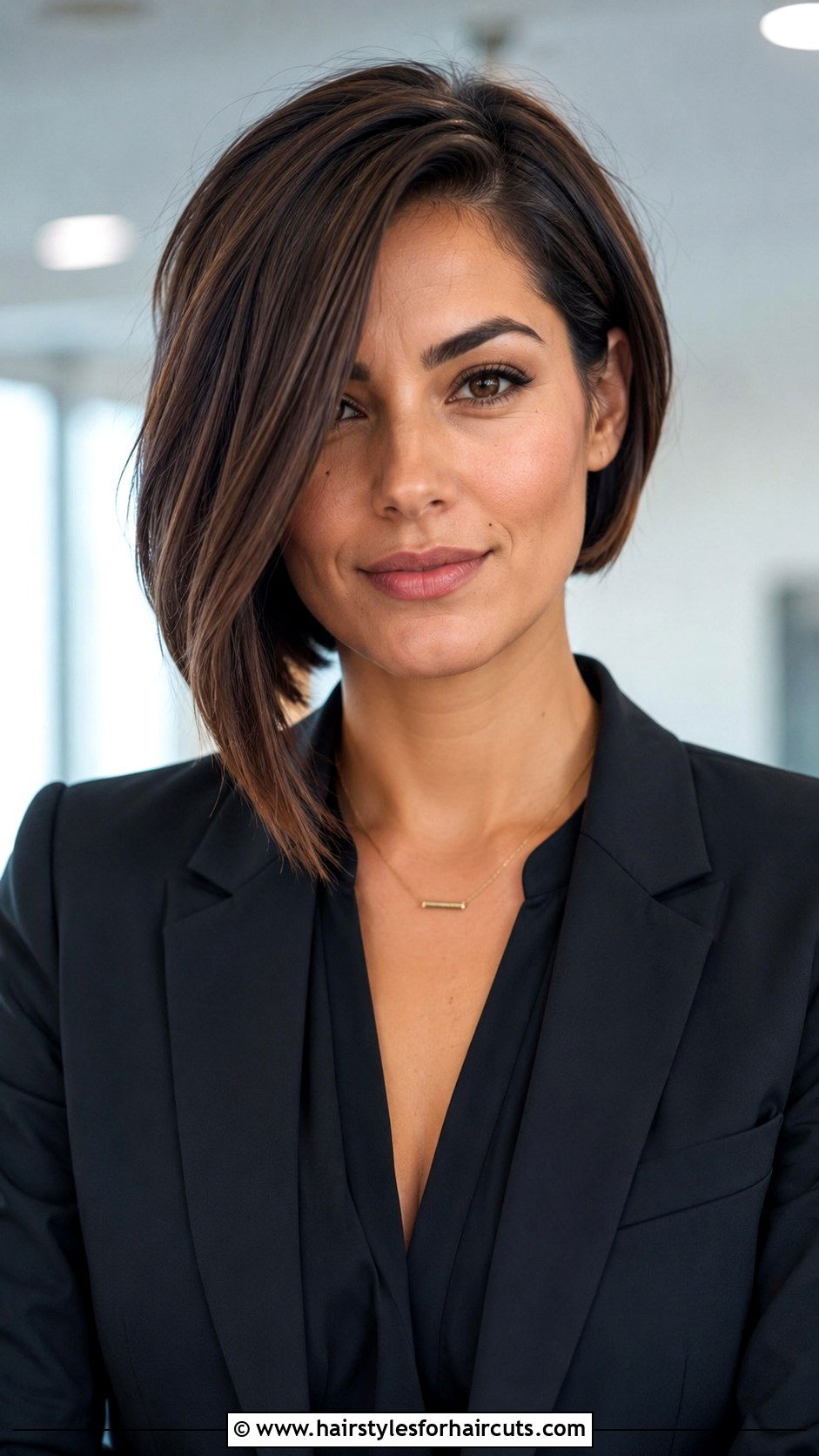 Asymmetrical Bob - 25 older women hairstyles - 25 older women hairstyles