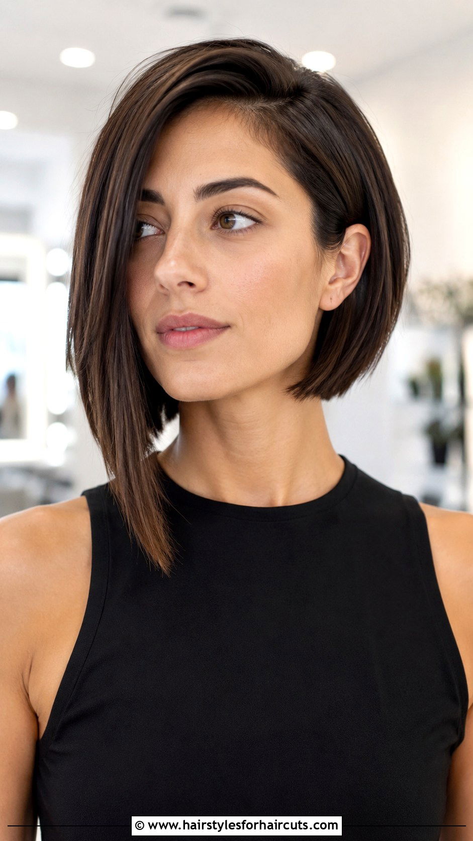 Asymmetrical Bob - 25 bob haircuts for thick hair - 25 bob haircuts for thick hair