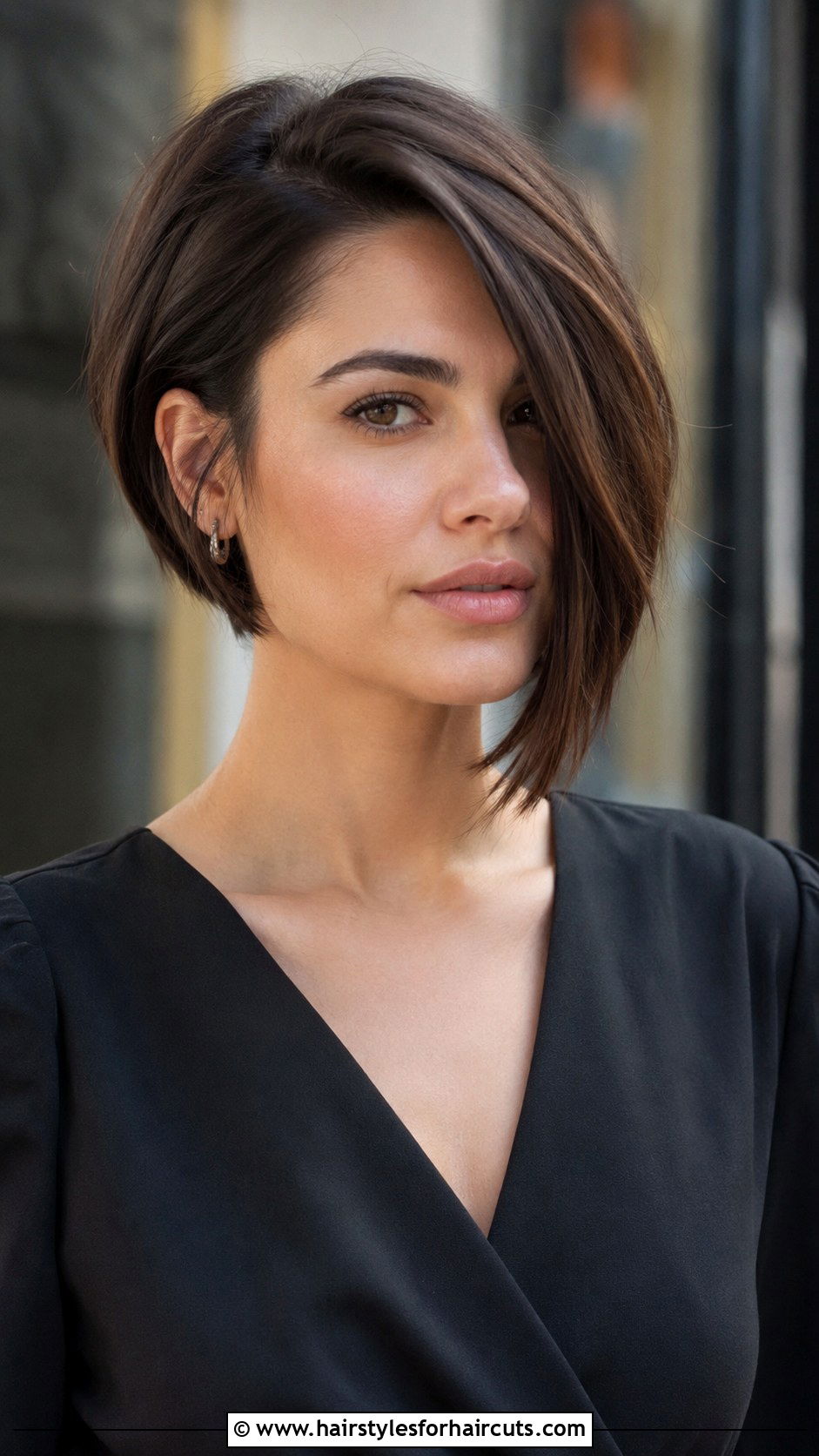 Asymmetrical Bob - 25 womens short hairstyles for fine hair - 25 womens short hairstyles for fine hair