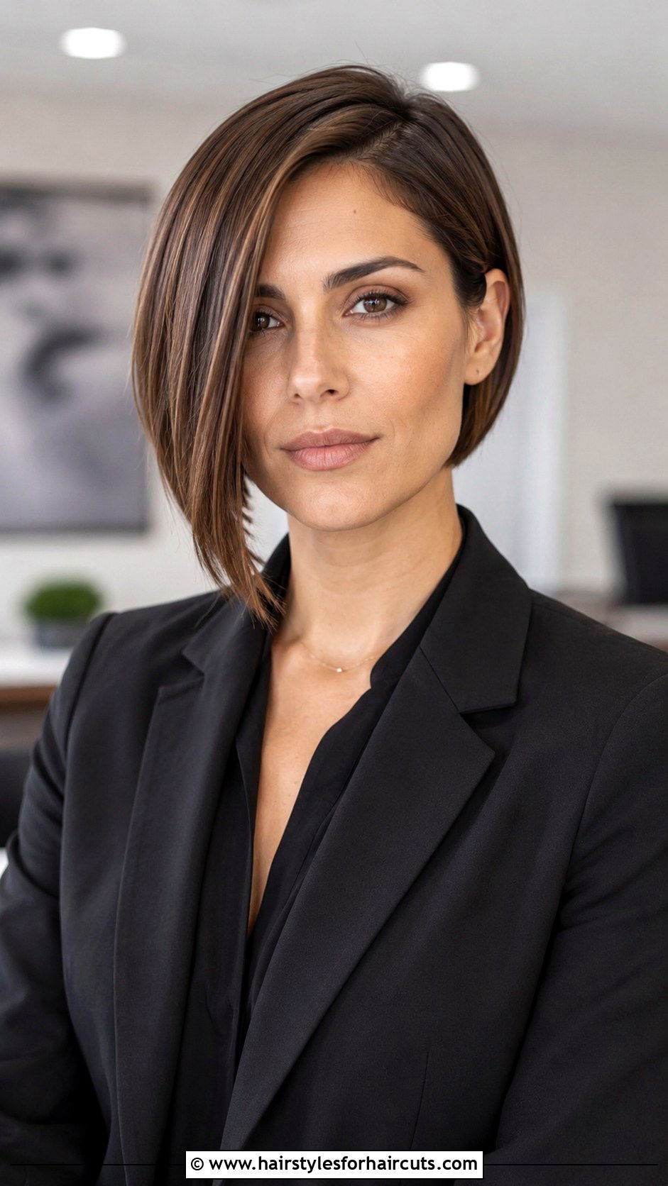 Asymmetrical Bob - 25 graduation hairstyles - 25 graduation hairstyles