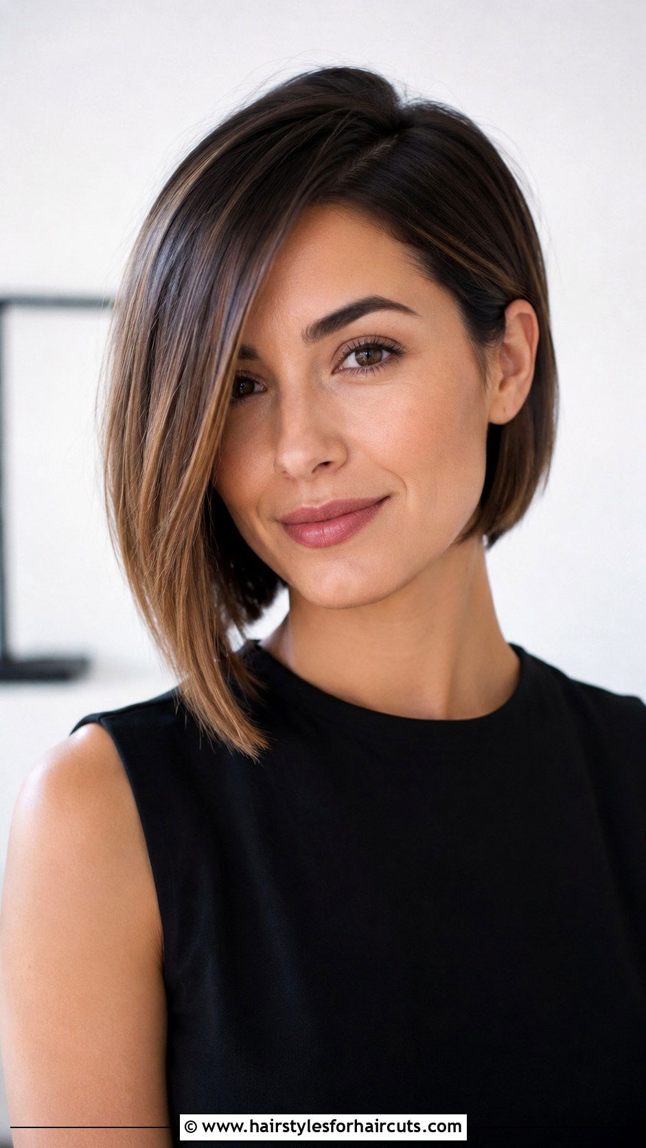 Asymmetrical Bob Cut - 25 medium length thick hair bob haircuts - 25 medium length thick hair bob haircuts