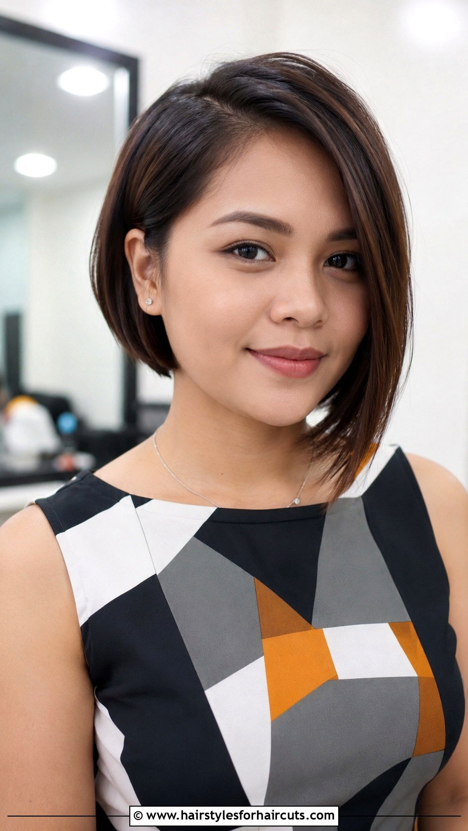 Asymmetrical Bob Filipino Hair - 25 filipino hairstyles - 25 filipino hairstyles