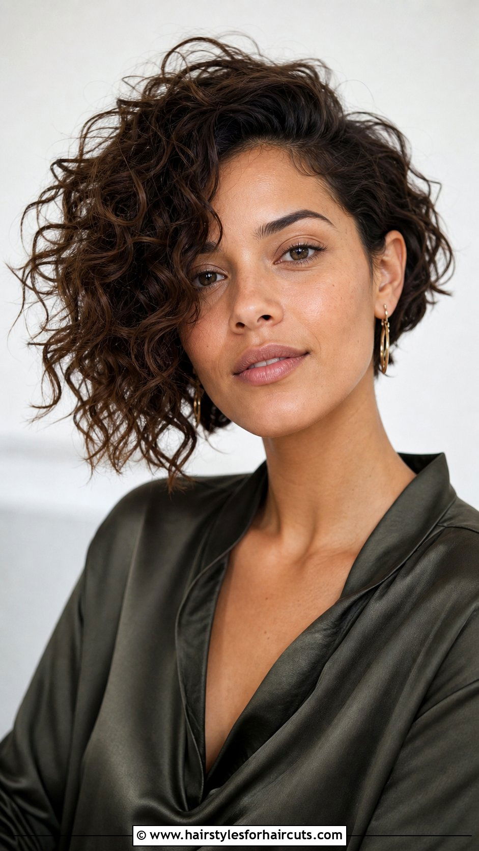Asymmetrical Bob For Curly Hair - 25 good haircuts for curly thick hair - 25 good haircuts for curly thick hair