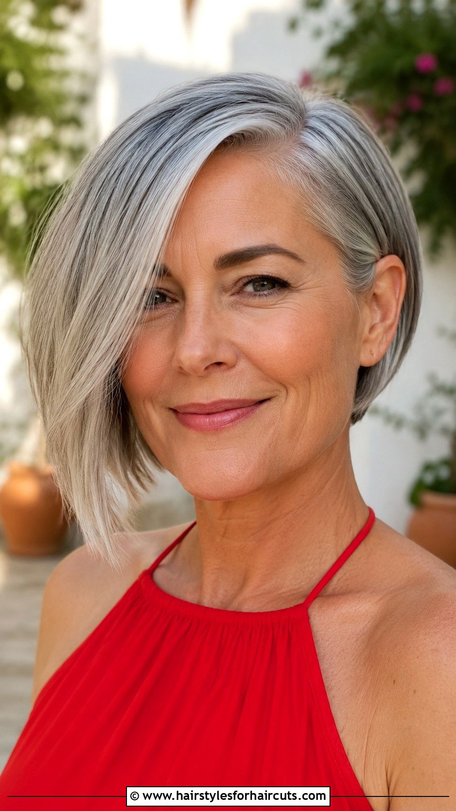 Asymmetrical Bob For Gray Hair - 25 short haircuts for gray hair - 25 short haircuts for gray hair