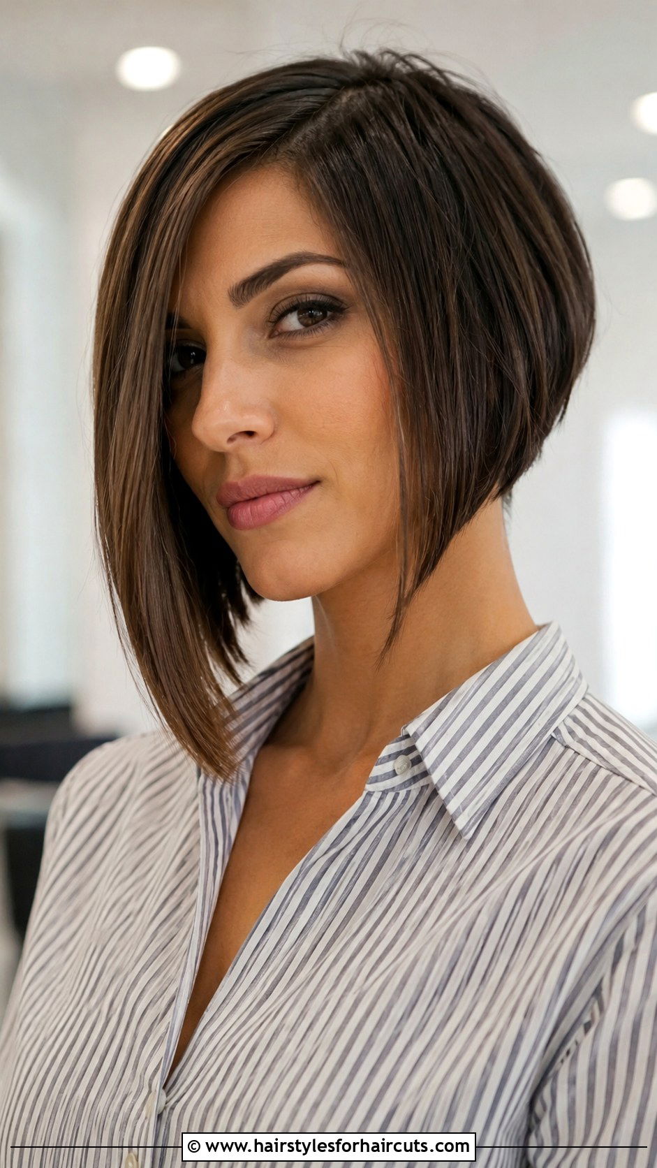 Asymmetrical Bob For Thick Hair - 25 haircuts for bushy hair - 25 haircuts for bushy hair