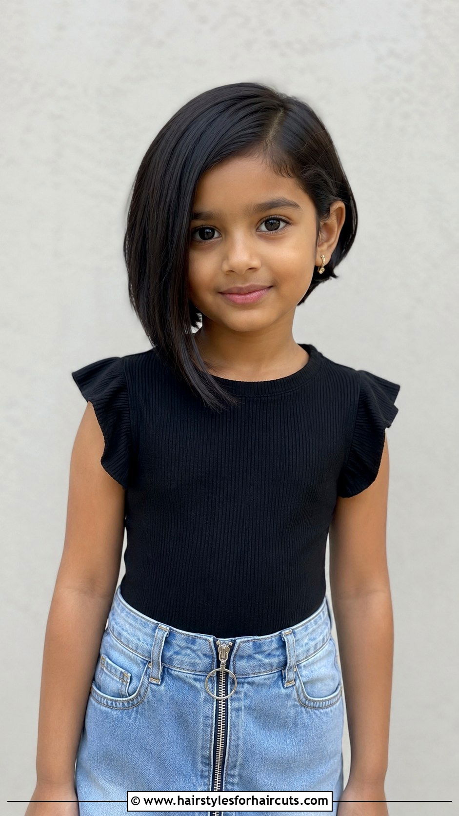Asymmetrical Bob Haircut - 25 6 years girl haircuts style indian - 25 6 years girl haircuts style indian