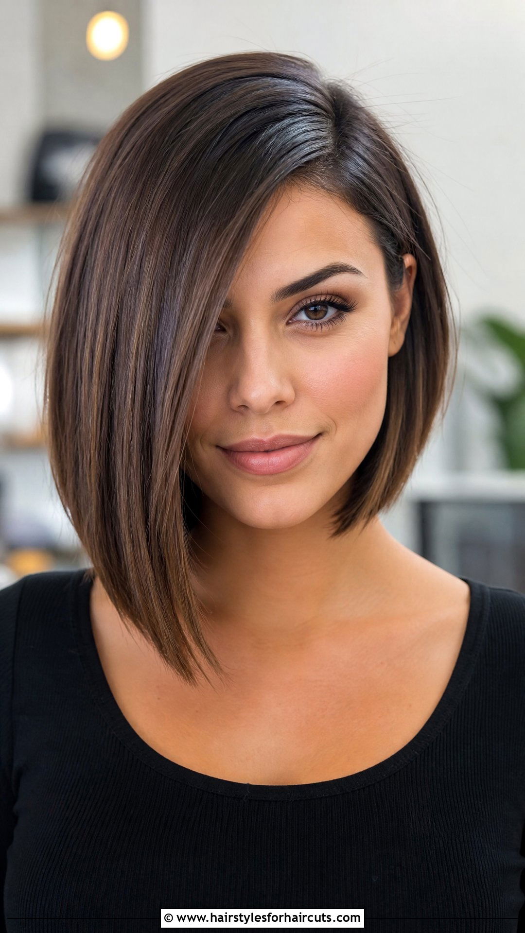Asymmetrical Bob Haircut - 25 female haircuts styles - 25 female haircuts styles