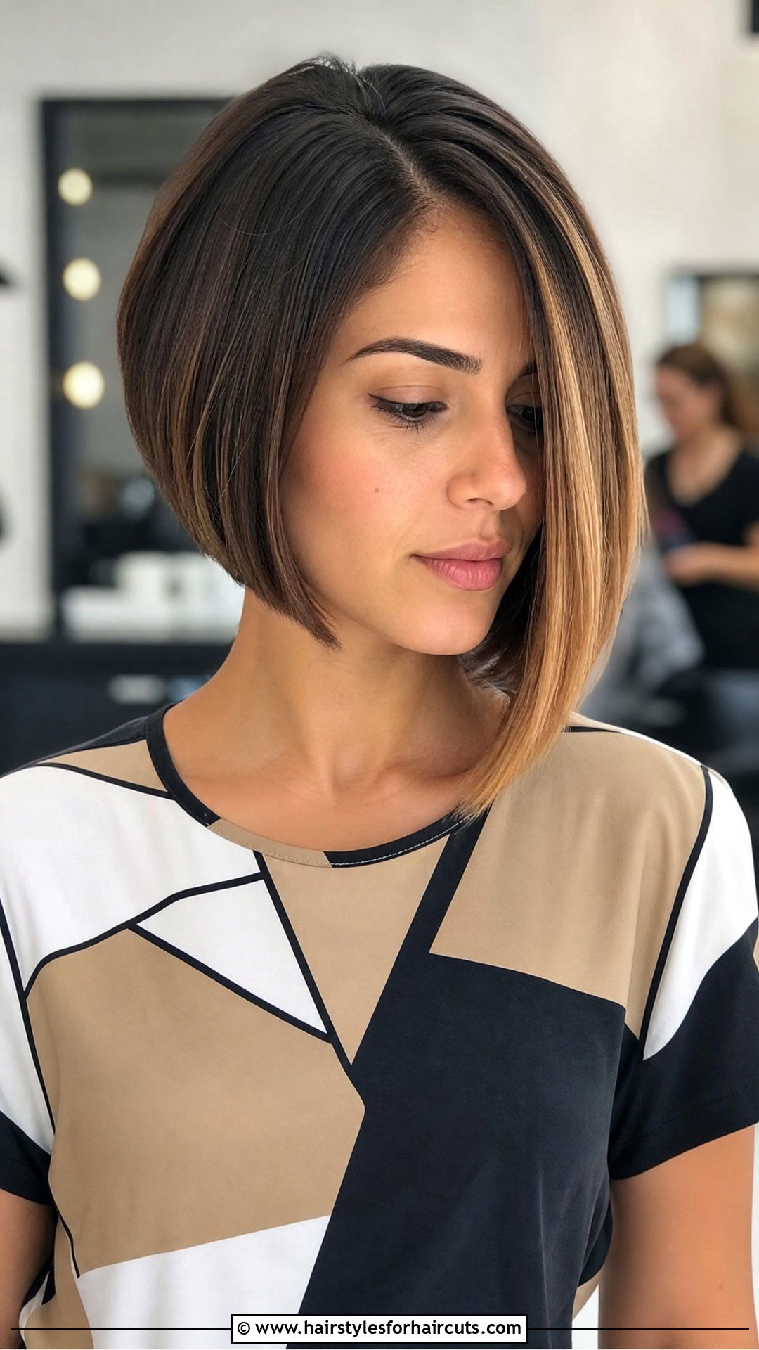 Asymmetrical Bob Haircut - 25 haircuts for over 60 women - 25 haircuts for over 60 women