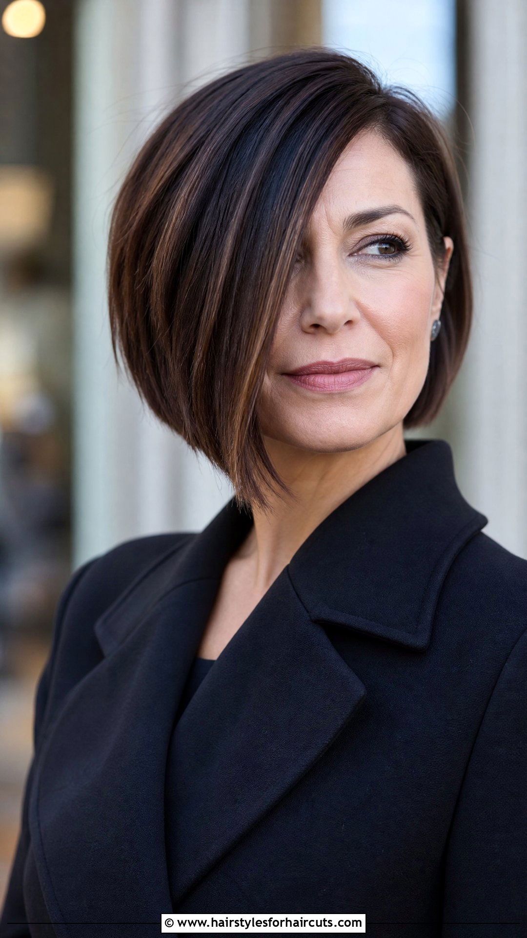 Asymmetrical Bob Haircut - 25 haircuts for women over 40 - 25 haircuts for women over 40