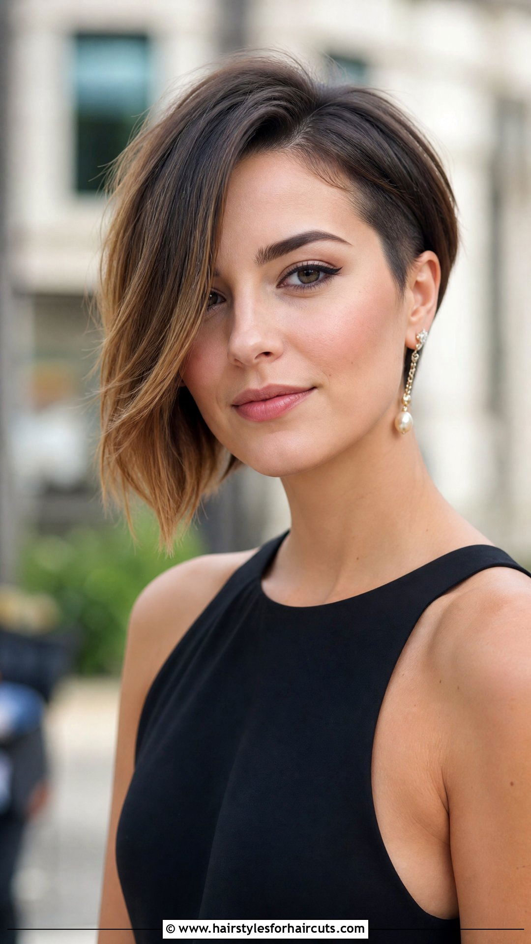 Asymmetrical Bob Haircut - 25 hairstyles for over 60 - 25 hairstyles for over 60
