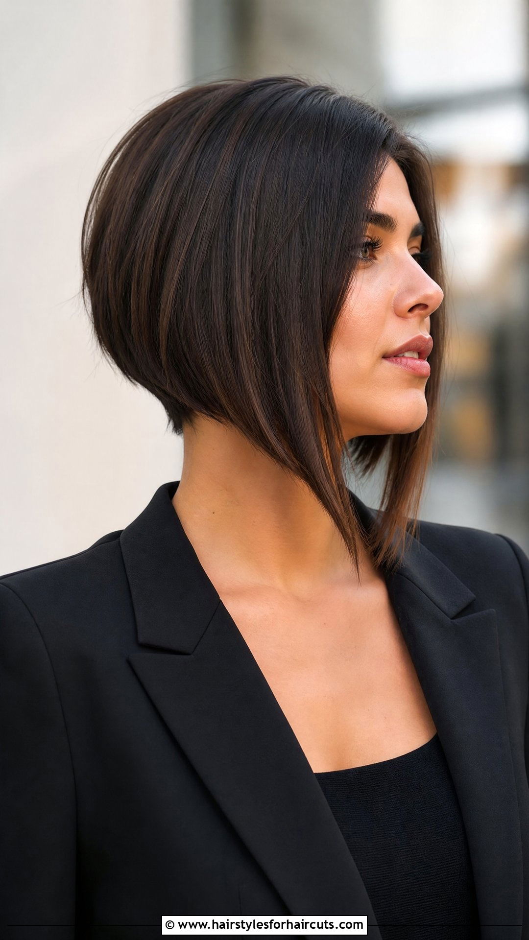 Asymmetrical Bob Haircut - 25 hairstyles for thin white hair - 25 hairstyles for thin white hair