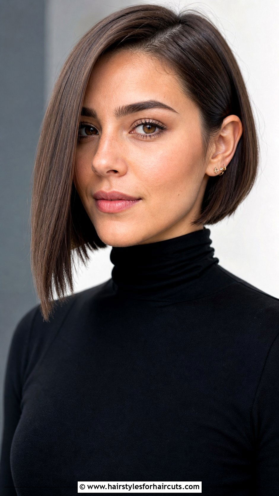 Asymmetrical Bob Haircut - 25 round face front haircuts - 25 round face front haircuts