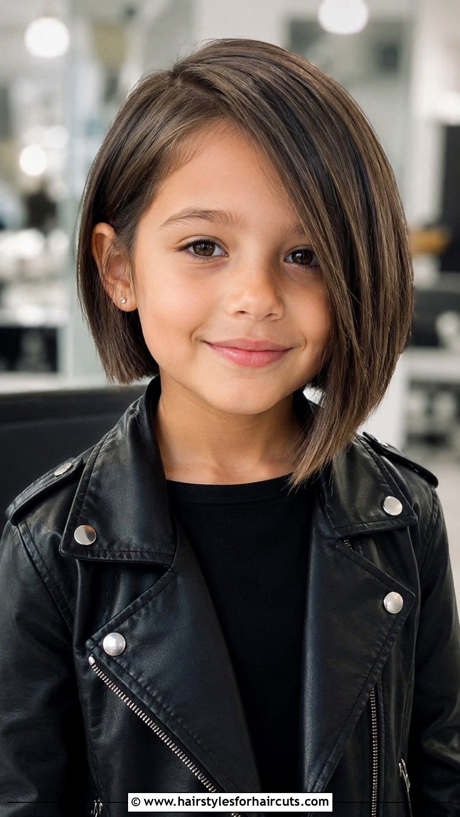 Asymmetrical Bob Haircut - 25 hairstyles for 7 year olds - 25 hairstyles for 7 year olds
