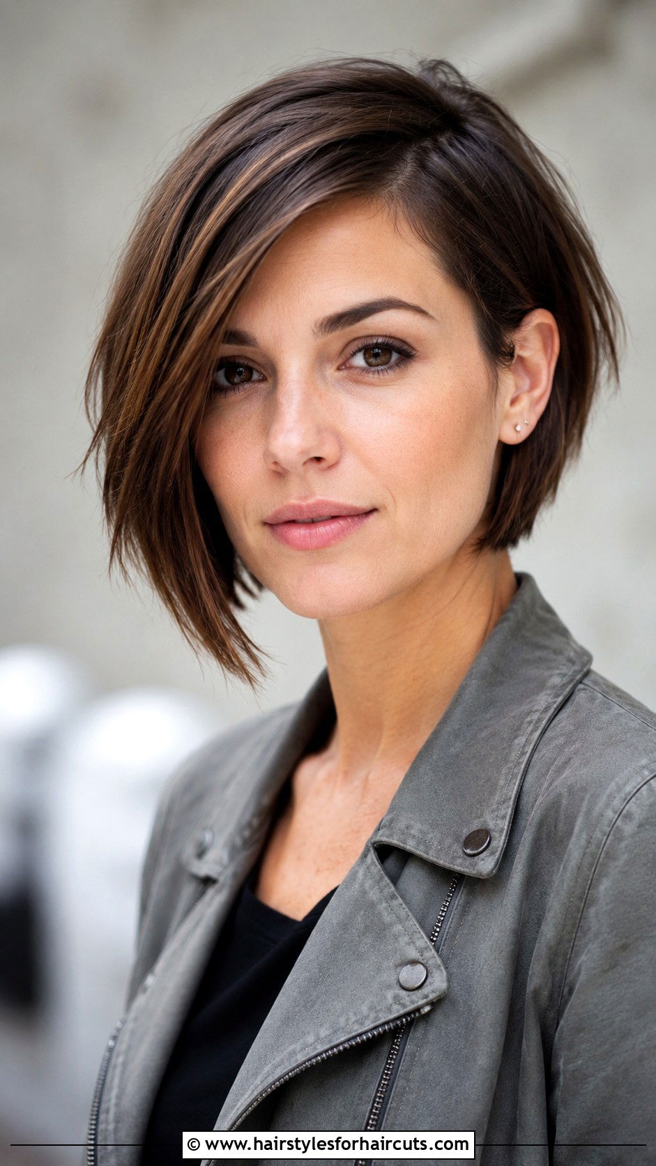 Asymmetrical Bob Haircut - 25 low maintenance bob haircuts for thick hair - 25 low maintenance bob haircuts for thick hair
