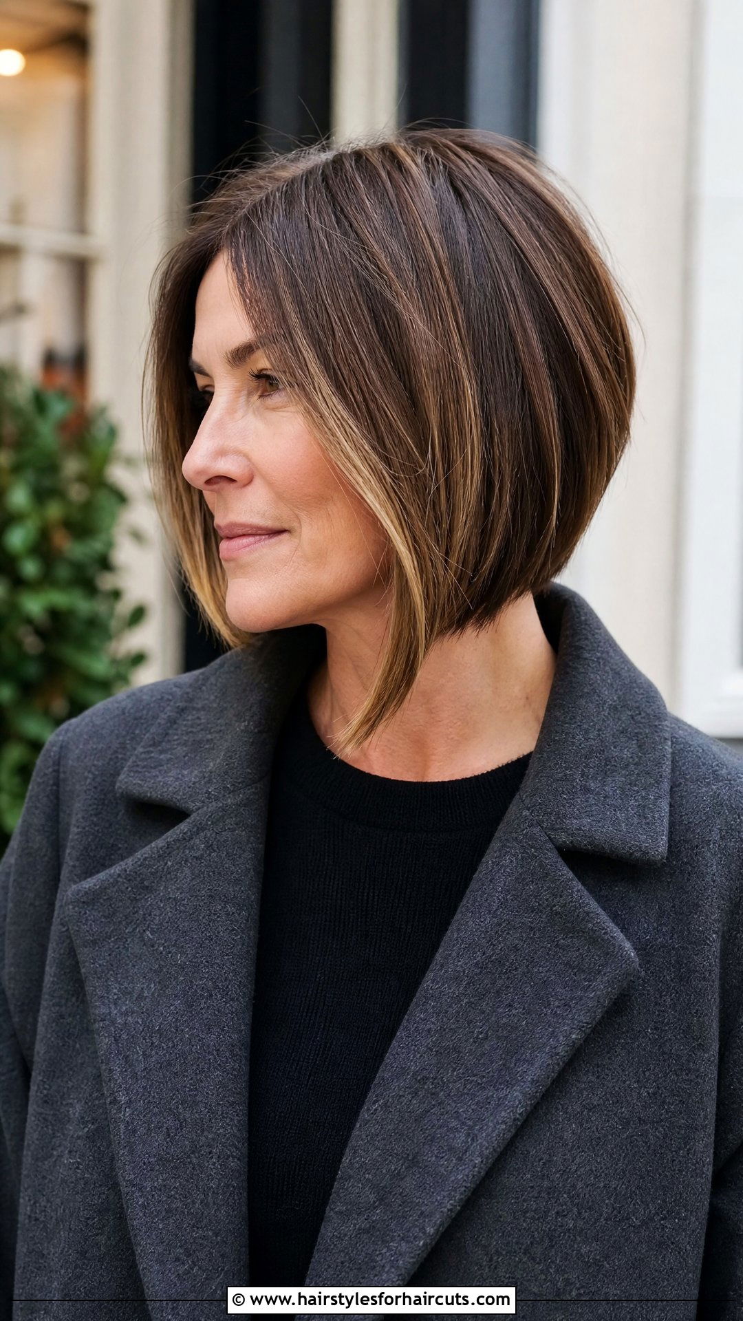 Asymmetrical Bob Haircut - 25 women hairstyles over 50 - 25 women hairstyles over 50