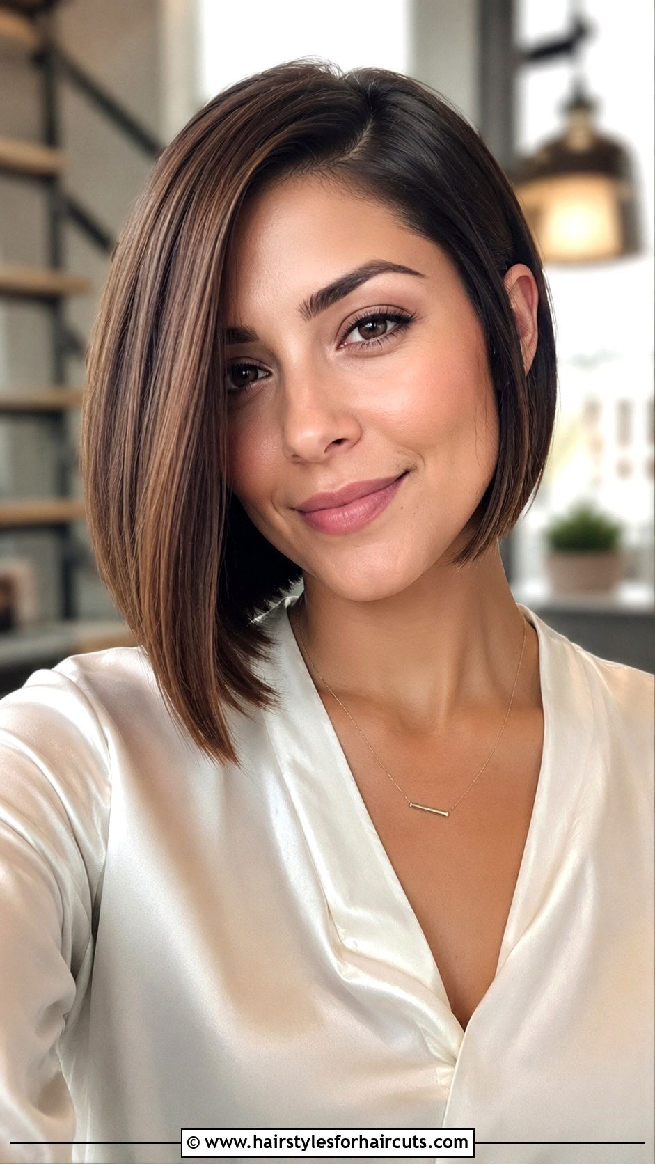 Asymmetrical Bob Straight Hair - 25 haircuts for straight hair - 25 haircuts for straight hair