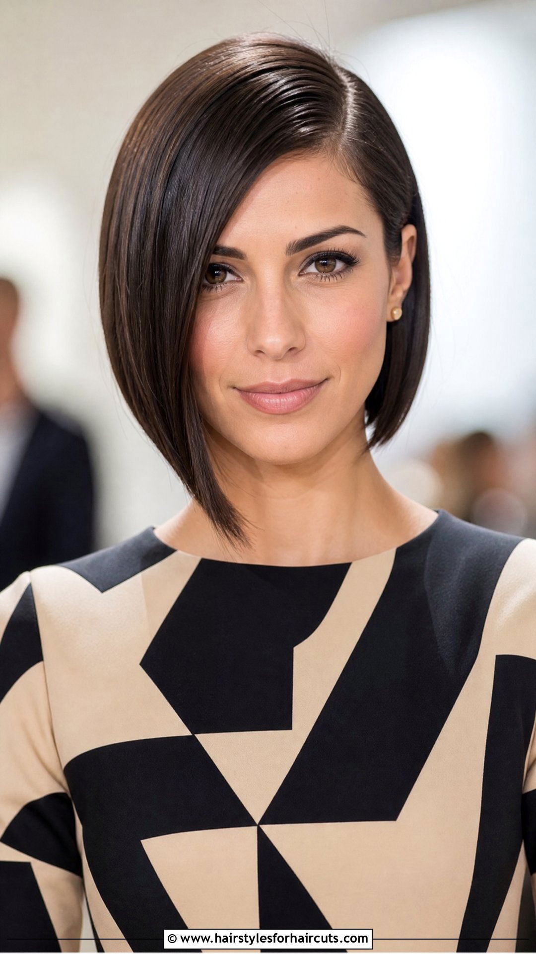 Asymmetrical Bob With Deep Part - 25 formal haircuts - 25 formal haircuts