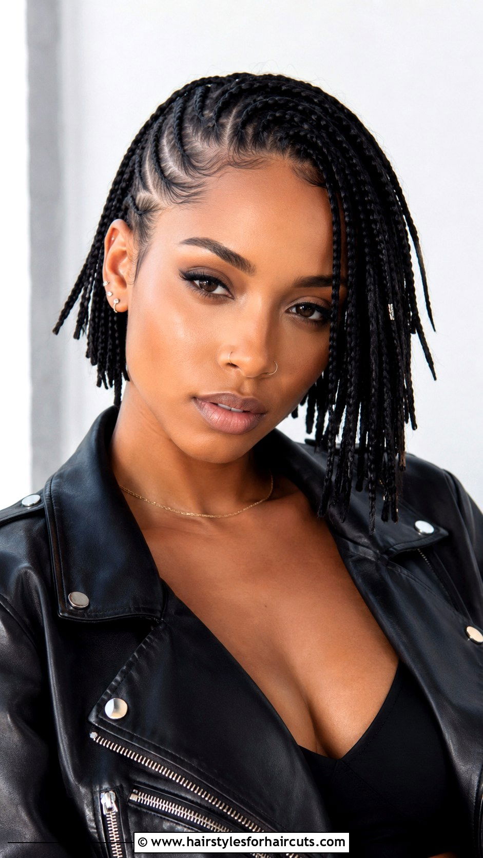 Asymmetrical Braids - 25 african braid hairstyles - 25 african braid hairstyles