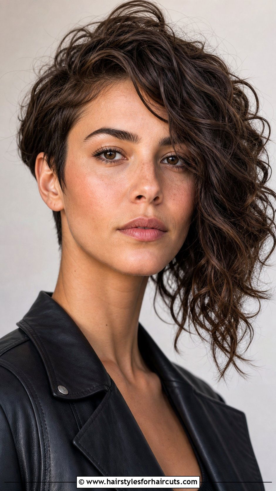 Asymmetrical Curly Bob - 25 short bob haircuts for curly hair - 25 short bob haircuts for curly hair