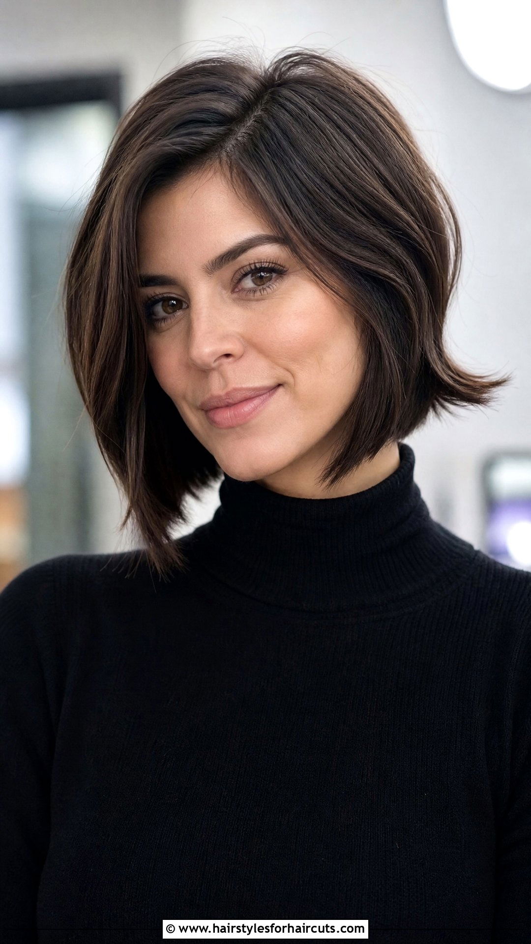 Asymmetrical Flick Bob - 25 flick hairstyles for short hair - 25 flick hairstyles for short hair