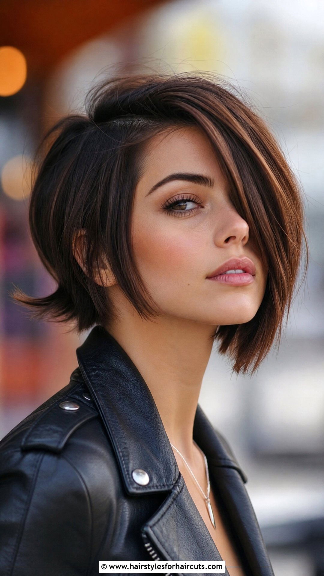 Asymmetrical Flip Up Bob - 25 flip up hairstyles - 25 flip up hairstyles