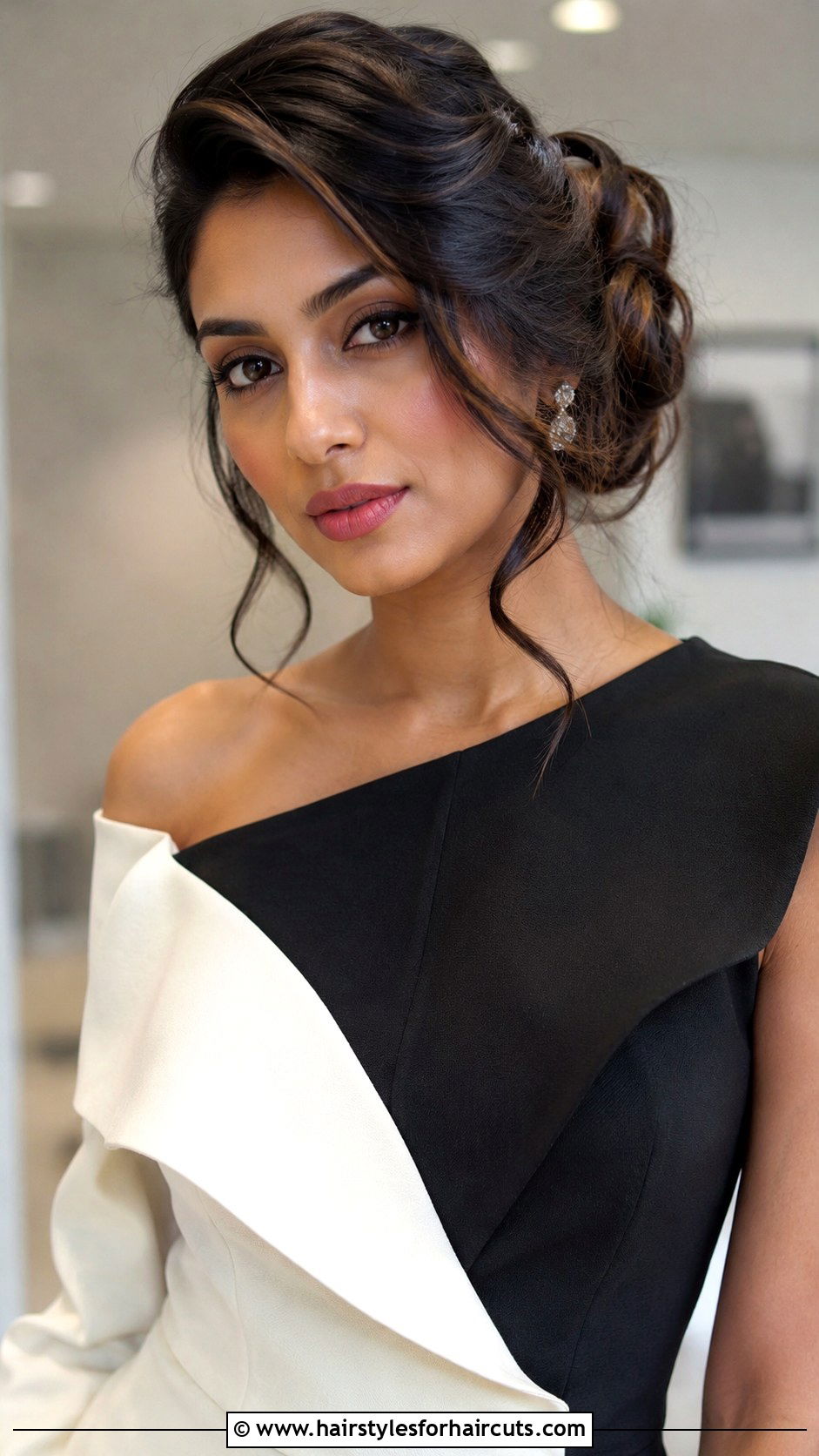 Asymmetrical Hair Loop - 25 hair loop hairstyles - 25 hair loop hairstyles
