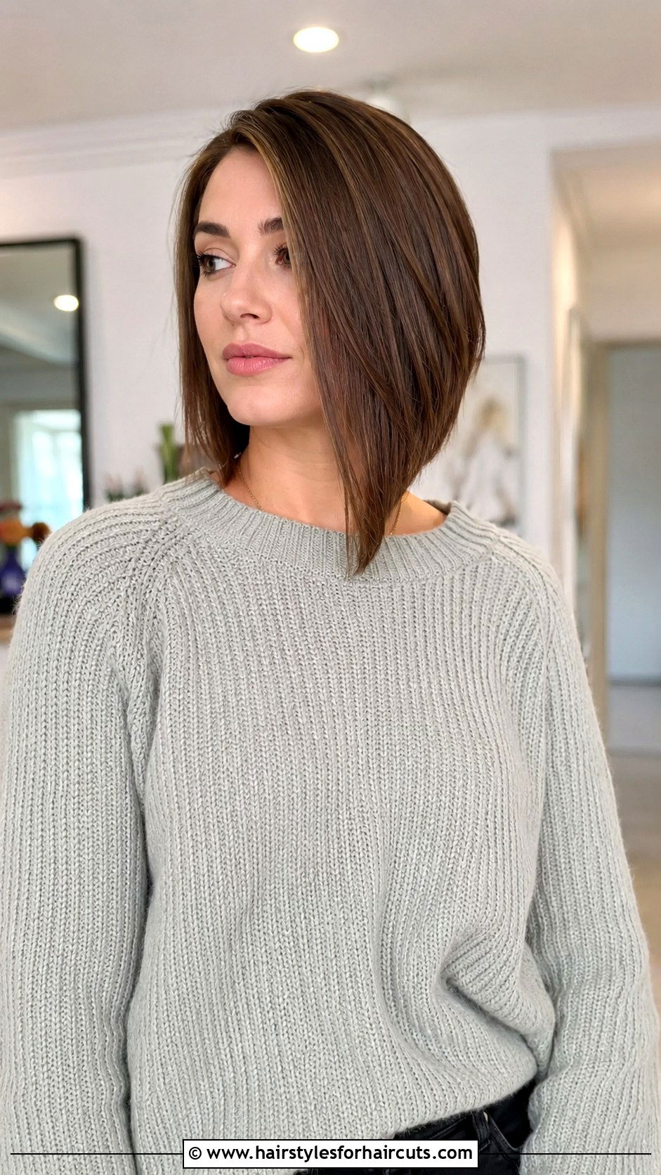 Asymmetrical Lob After 4 Inch Cut - 25 4 inches of haircuts off - 25 4 inches of haircuts off