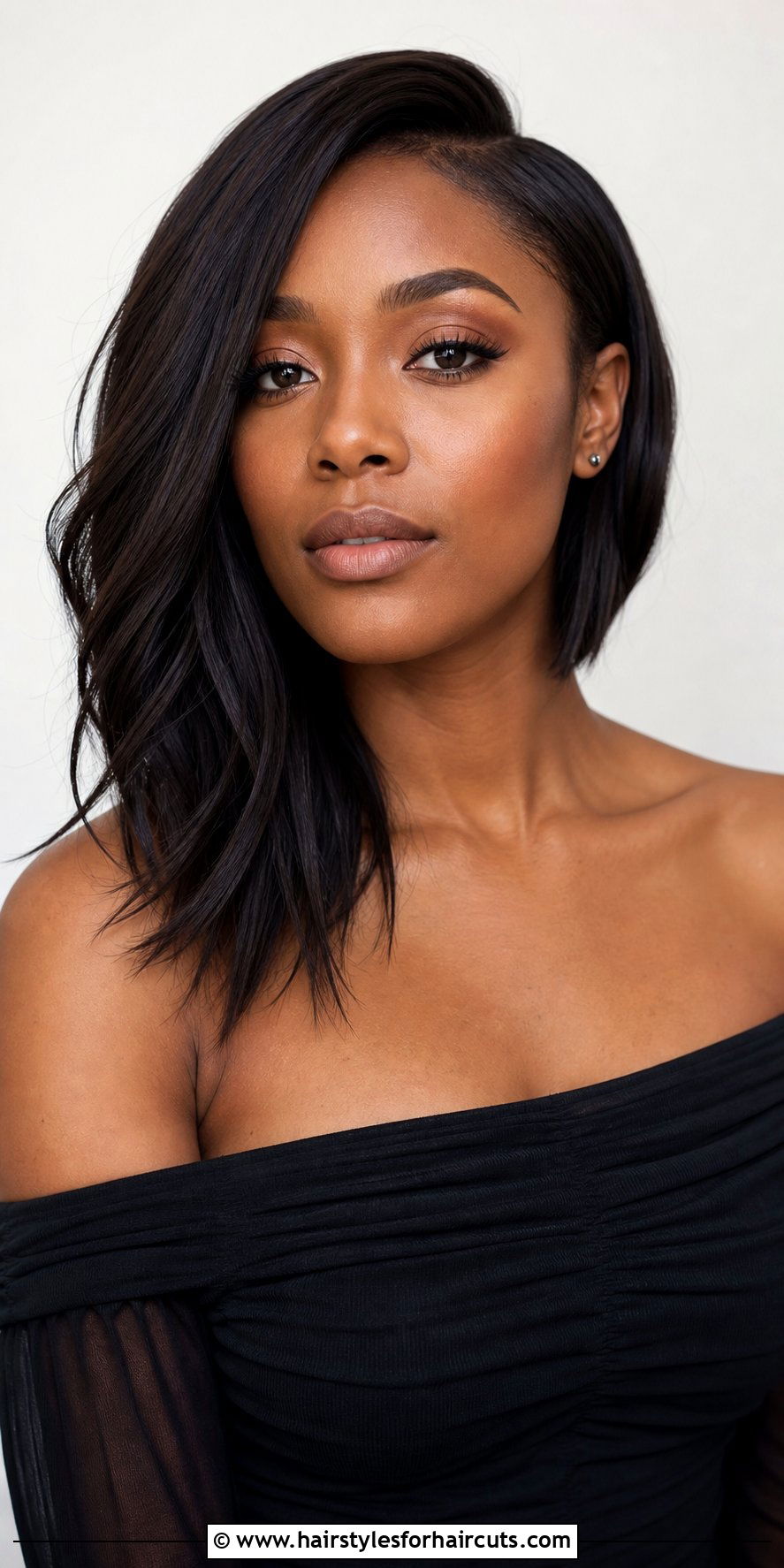 Asymmetrical Lob Black Hair - 25 lob haircuts black hair - 25 lob haircuts black hair