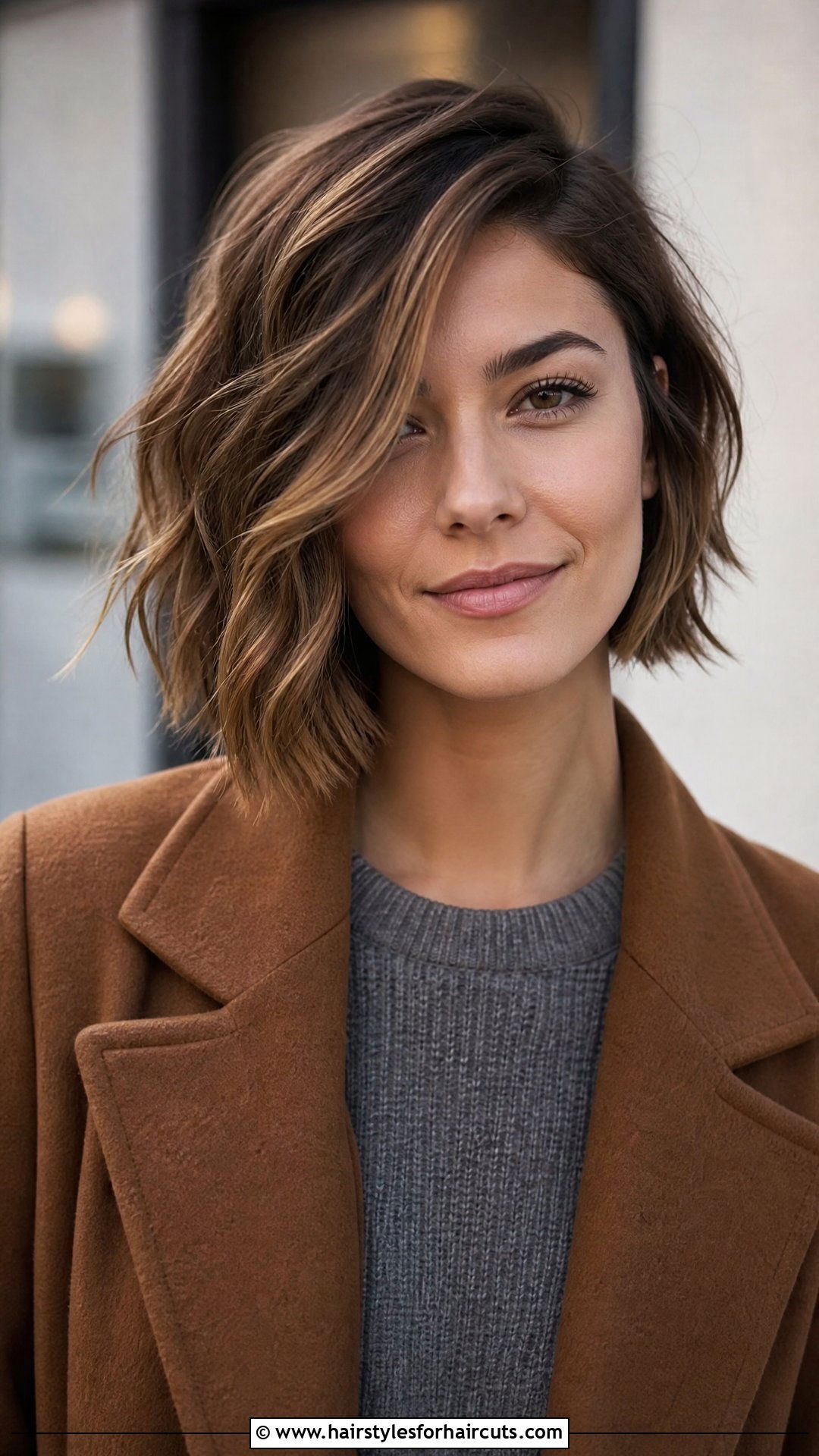Asymmetrical Lob Haircut - 25 plus size haircuts - 25 plus size haircuts