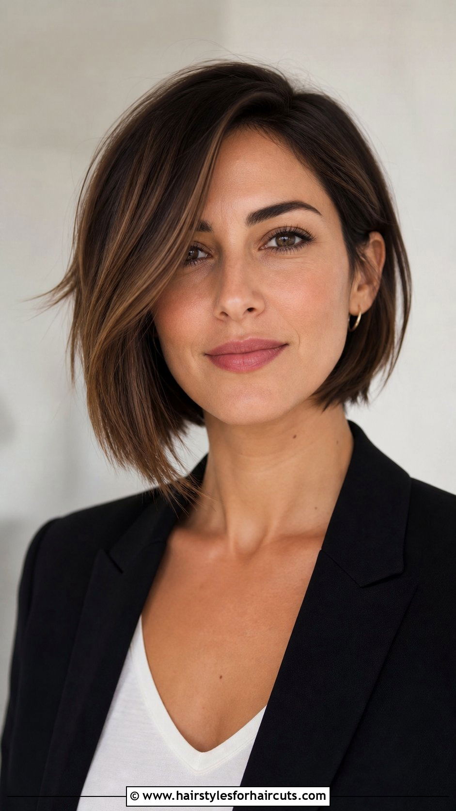 Asymmetrical Lob Haircut - 25 one side hairstyles - 25 one side hairstyles