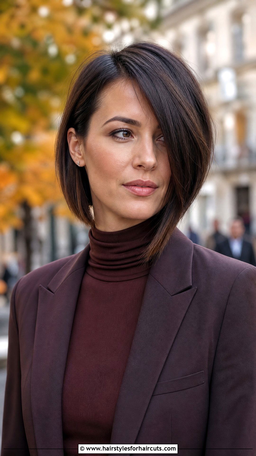 Asymmetrical Medium Bob Haircut - 25 medium womens haircuts - 25 medium womens haircuts
