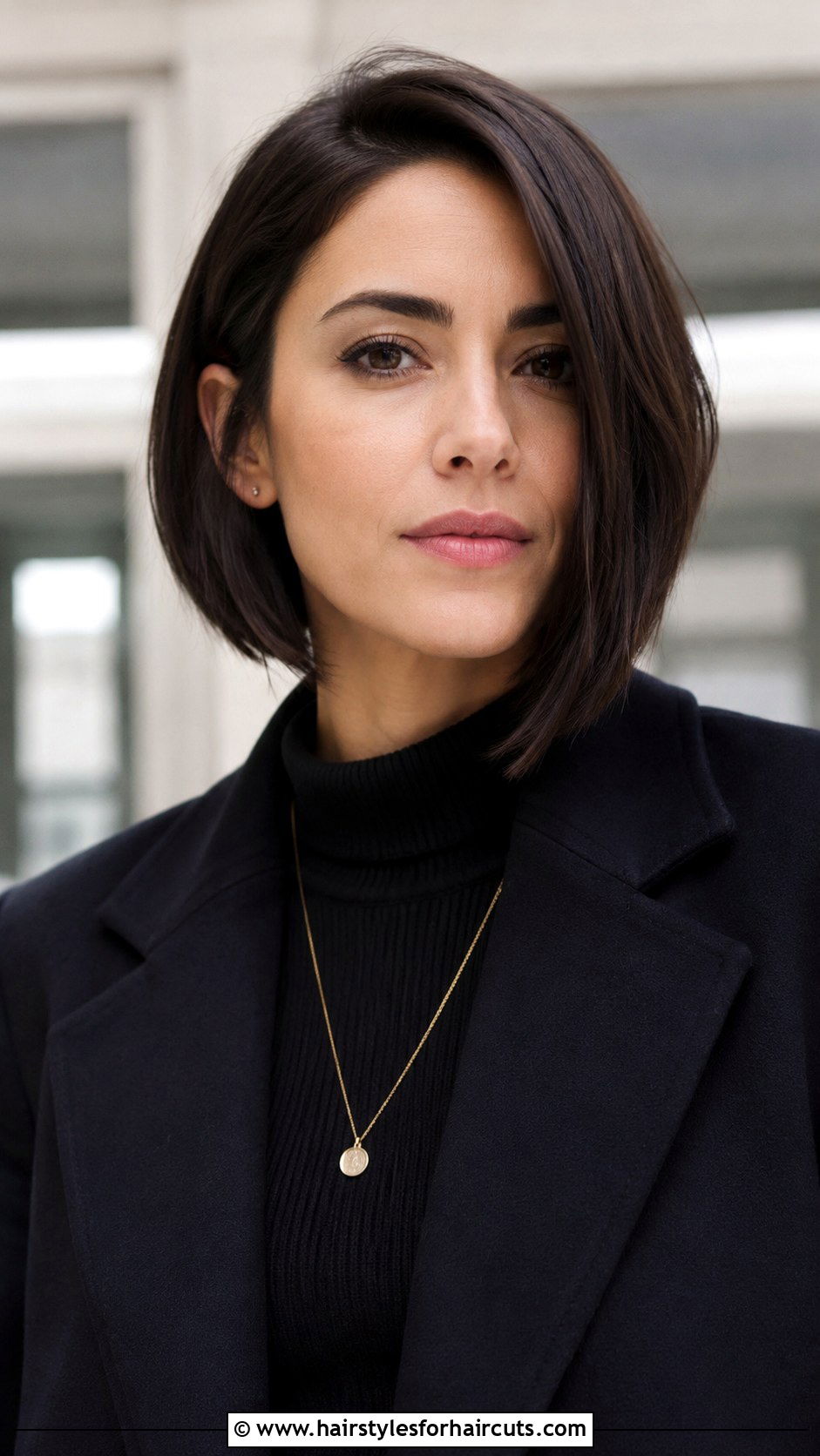 Asymmetrical Mid Length Bob - 25 mid - 25 mid.length hairstyles