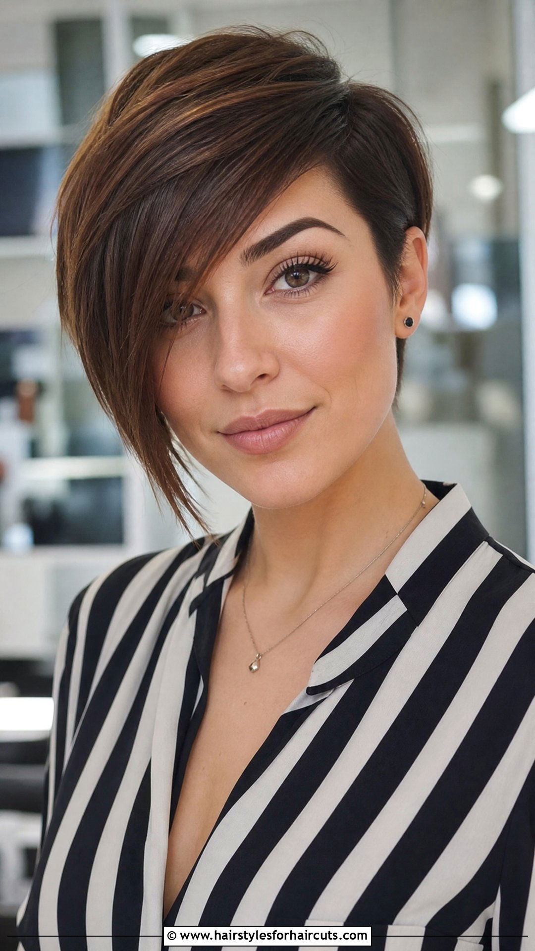 Asymmetrical Pixie - 25 thick hair tomboy haircuts - 25 thick hair tomboy haircuts