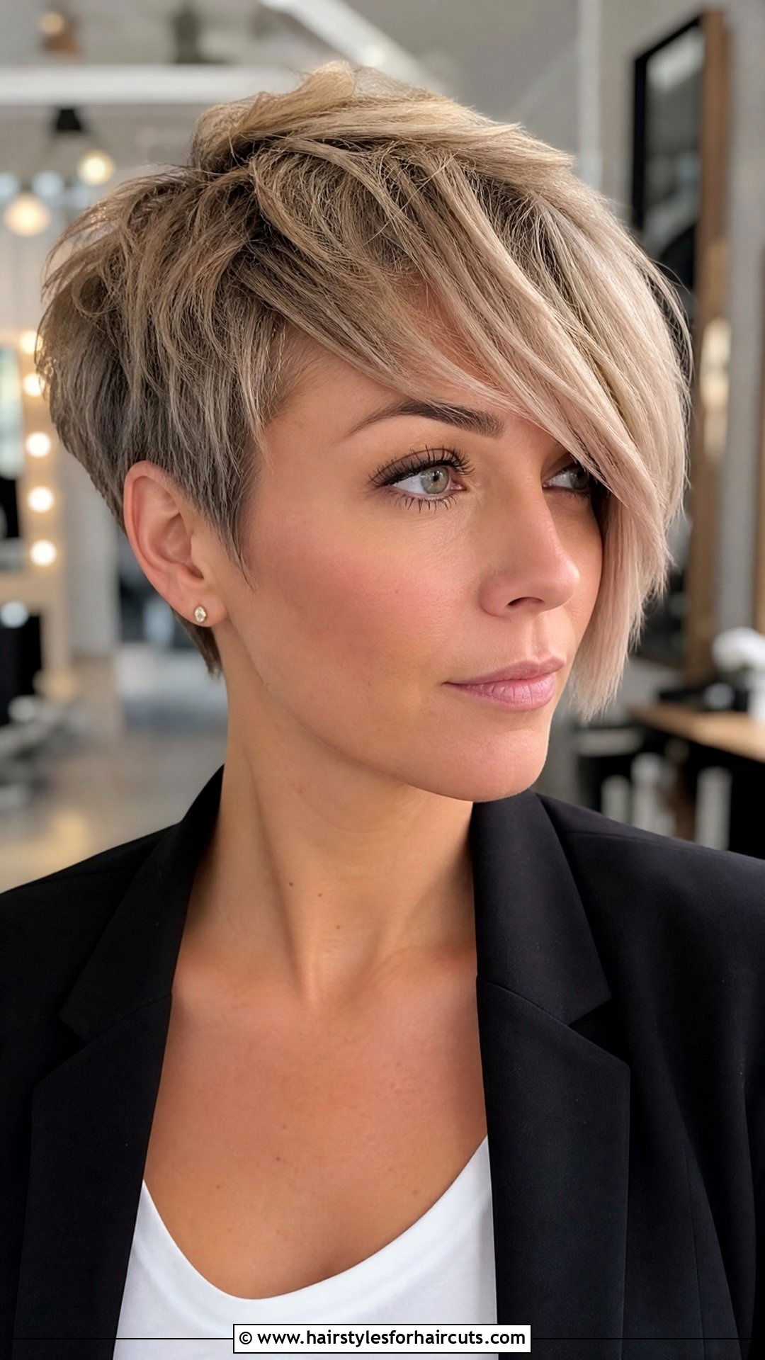 Asymmetrical Pixie Haircut With Bangs - 25 pixie haircuts with bangs - 25 pixie haircuts with bangs