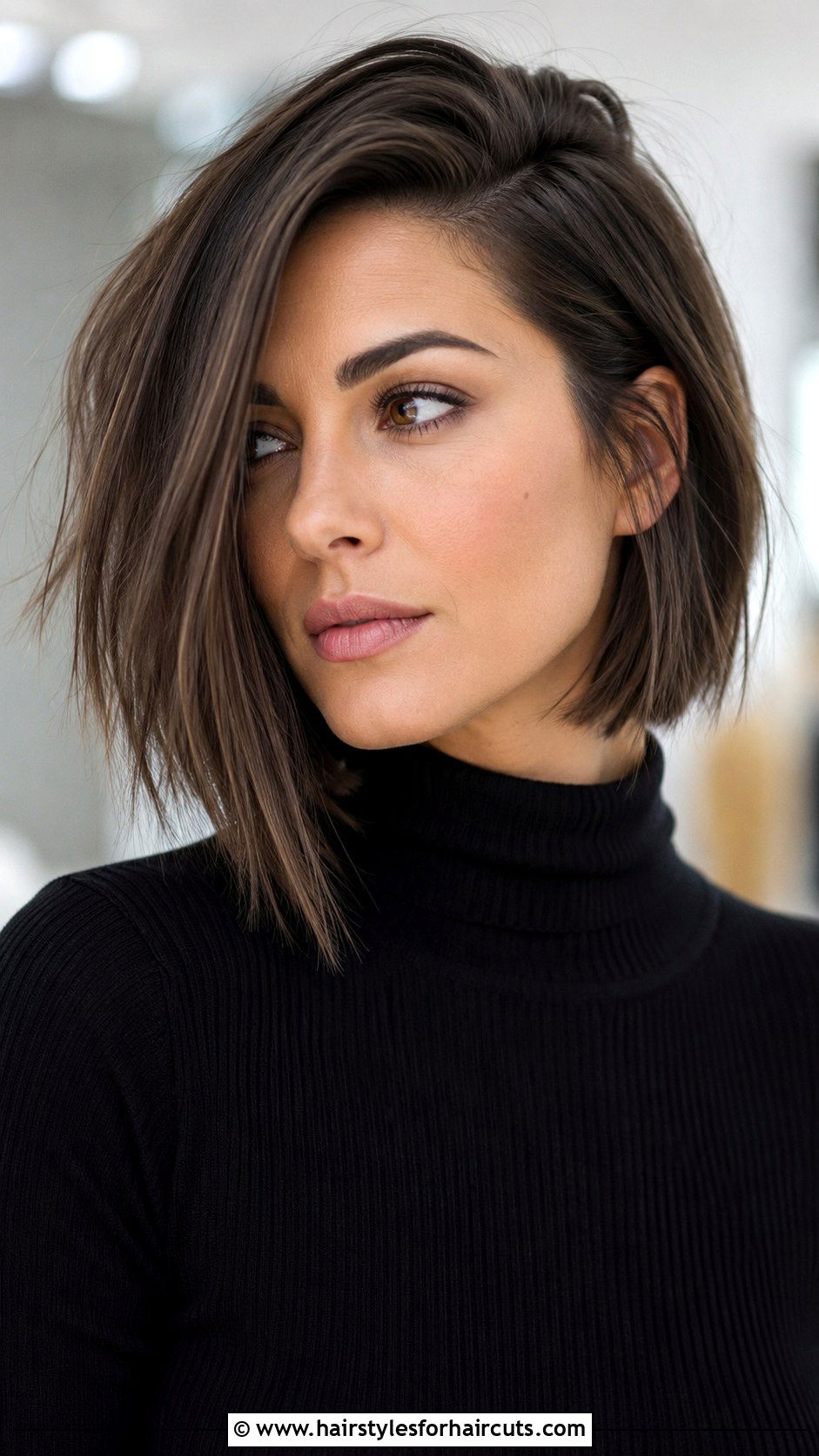 Asymmetrical Razor Cut Bob - 25 blade haircuts - 25 blade haircuts