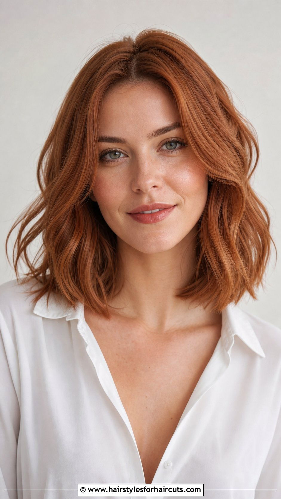 Auburn Lob Haircut - 25 short red hairstyles - 25 short red hairstyles