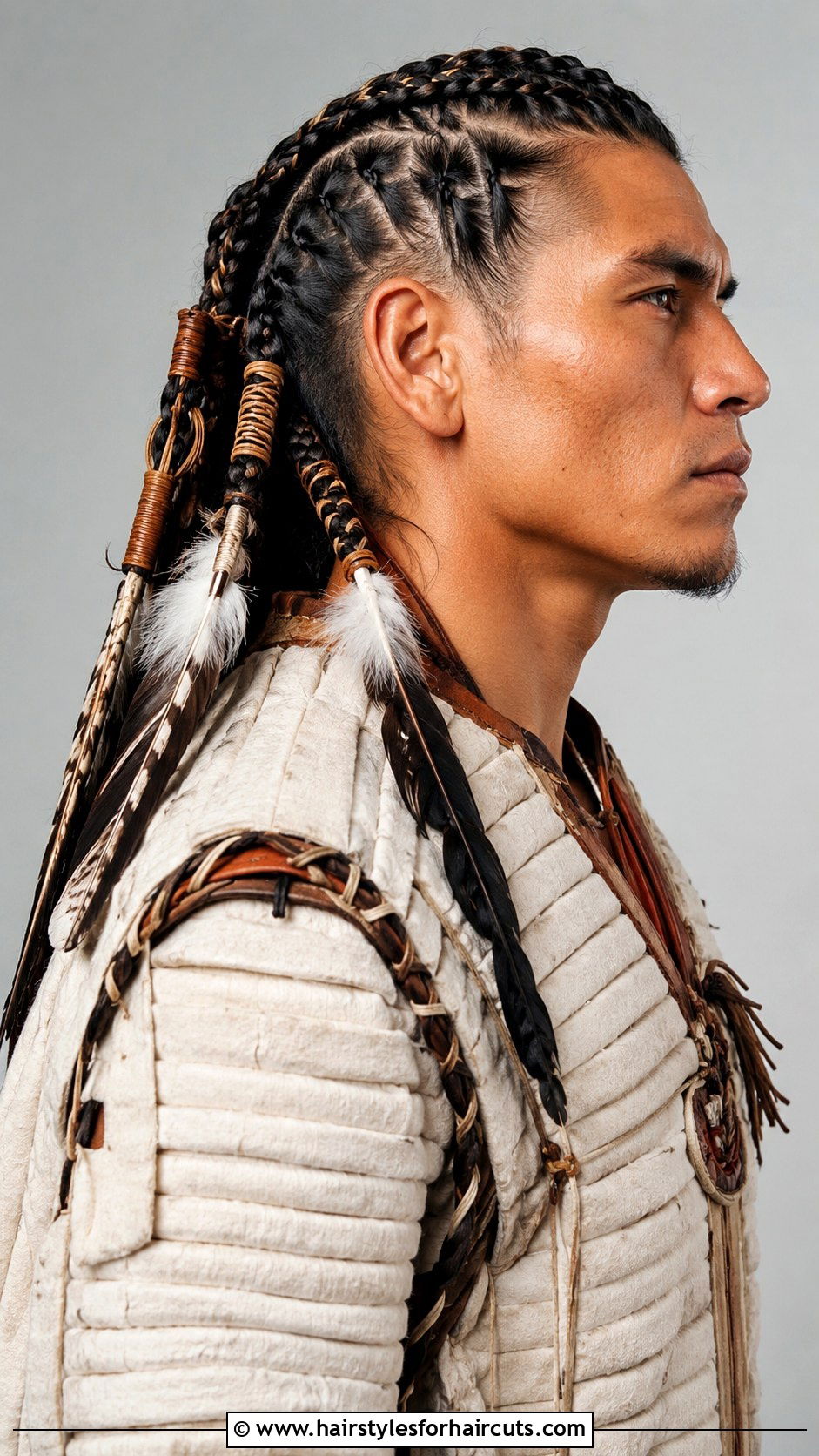 Aztec Warrior Plaits - 25 ancient hairstyles - 25 ancient hairstyles