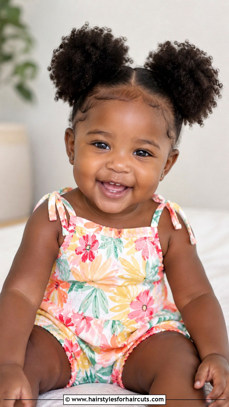 Baby Afro Puffs - 25 curly baby hairstyles - 25 curly baby hairstyles