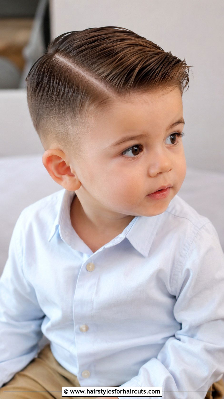 Baby Boy First Side Part Haircut - 25 baby first haircuts - 25 baby first haircuts