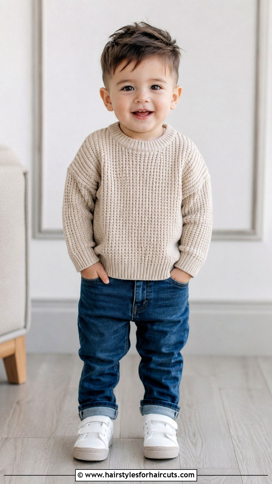 Baby Boy Textured Crop - 25 babies first haircuts - 25 babies first haircuts